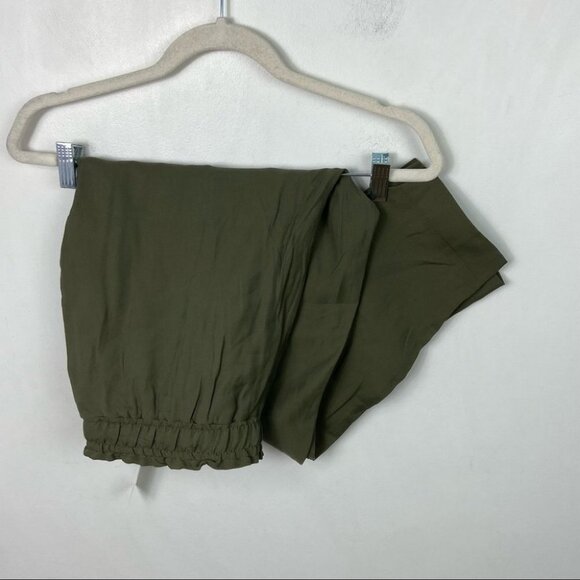 NWT Rickis Tie Waist Tapered Pant Green Size Large New With Tags Utility Trouser - Picture 9 of 16
